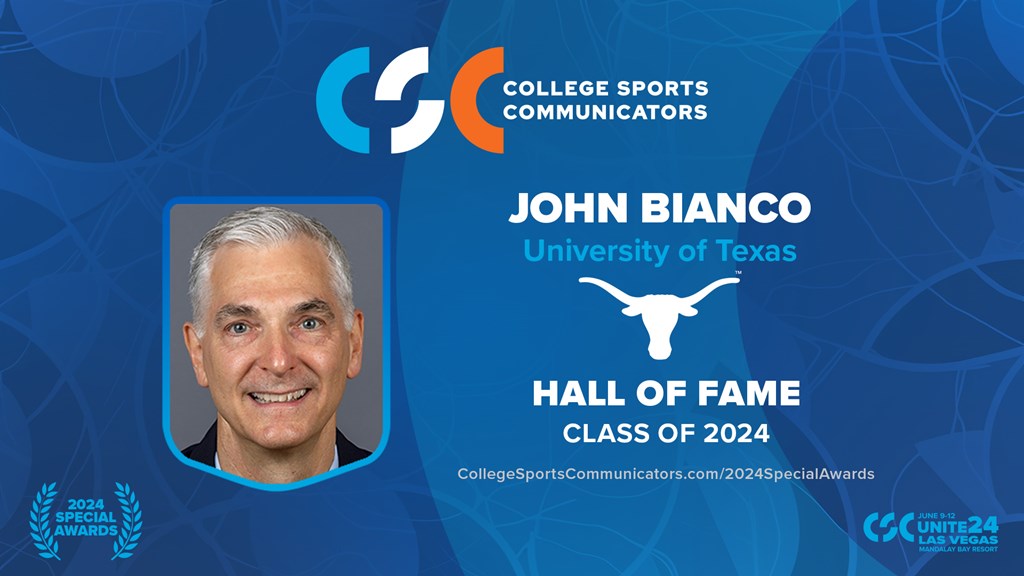 2024 Special Awards Salute: John Bianco - CSC Hall of Fame